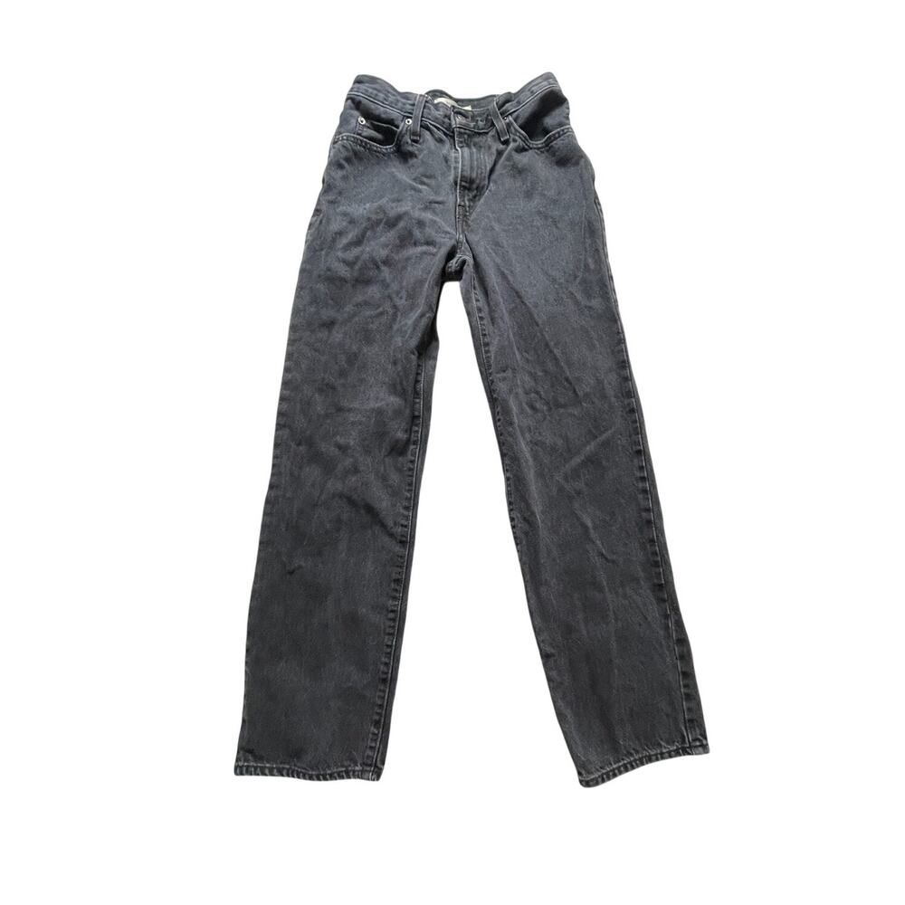 Levi’s Women’s 94 Baggy Jeans Sz 26 Black Denim Thick Rugged 90s Streetwear GUC